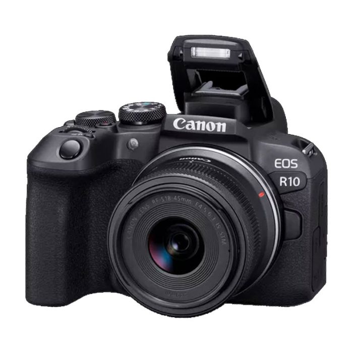 Appareil Photo Hybride CANON EOS R10 + Objectif RF-S 18-45 MM - Noir