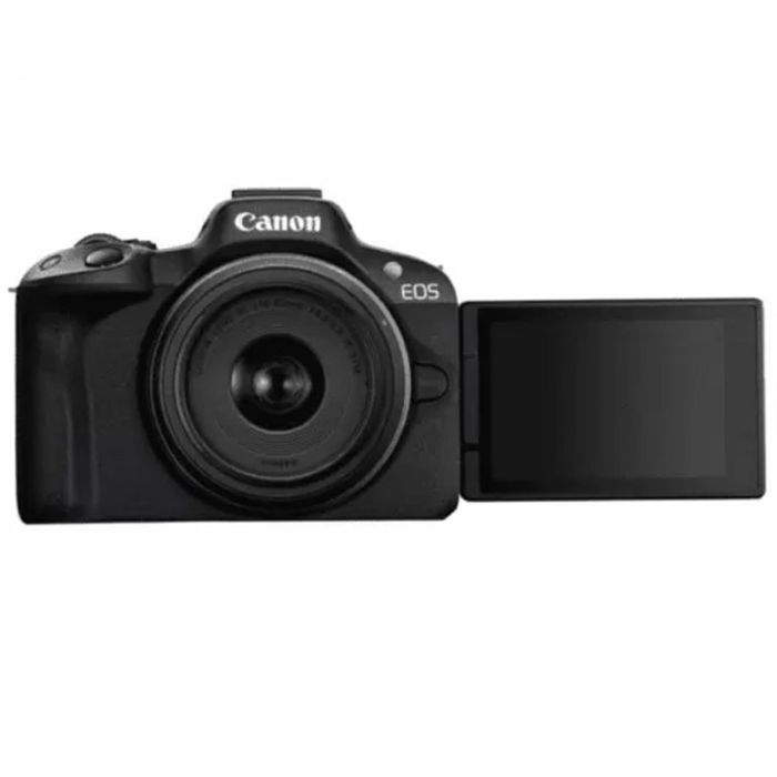 Appareil Photo CANON EOS R50 24,2 MP + Objectif RF-S 18-45 S - Noir