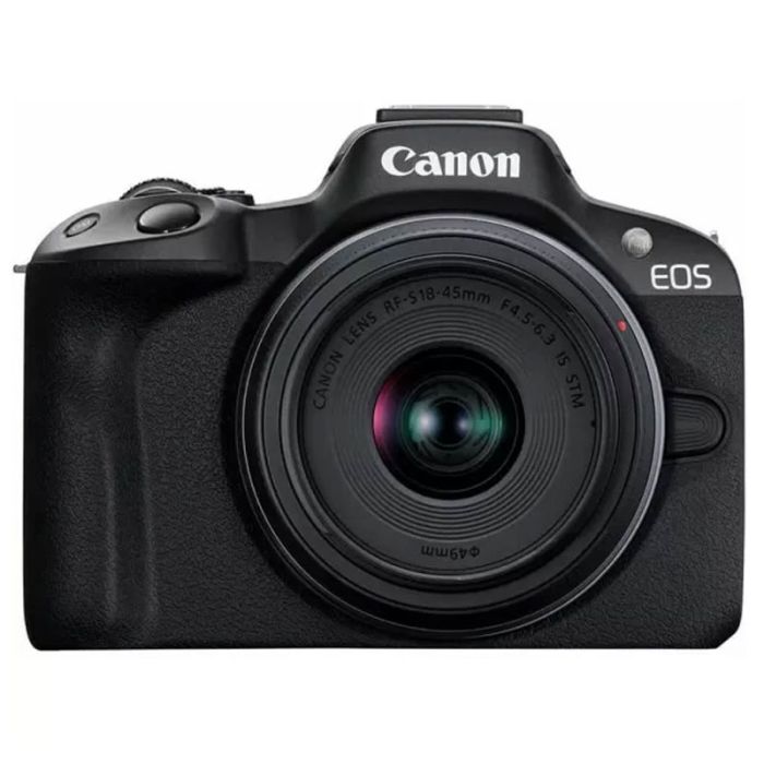 Appareil Photo CANON EOS R50 24,2 MP + Objectif RF-S 18-45 S - Noir