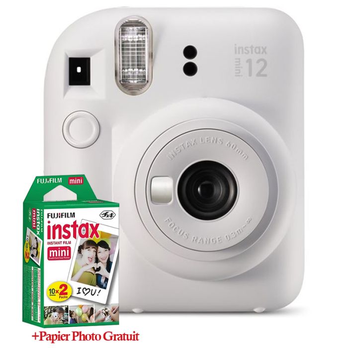 Appareil Photo Instantané FUJIFILM INSTAX Mini 12 - Blanc