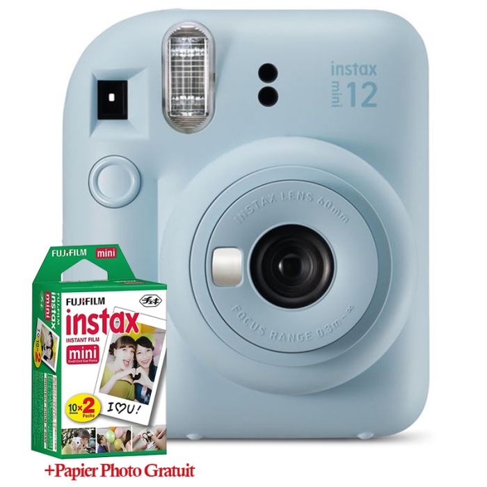 Appareil Photo Instantané FUJIFILM INSTAX Mini 12 - Bleu