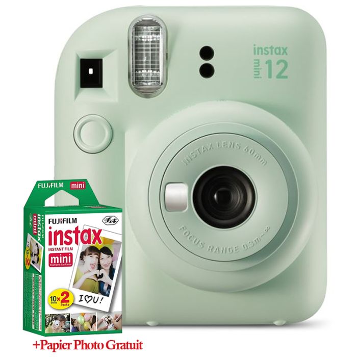 Appareil Photo Instantané FUJIFILM INSTAX Mini 12 - Vert