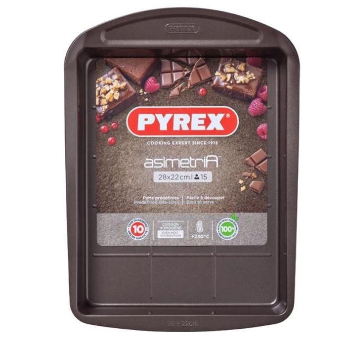 Plateau De Cuisson PYREX ASIMETRIA Brownies 28 x 22 cm