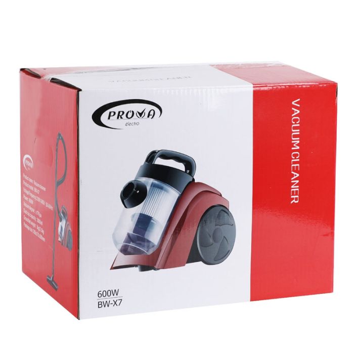 Aspirateur Sans Sac PROVA BW-X7 600W - Rouge