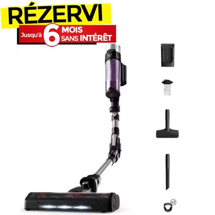Aspirateur Balai ROWENTA Force Flex 9.60 Rechargeable 0.4L - Noir&Violet