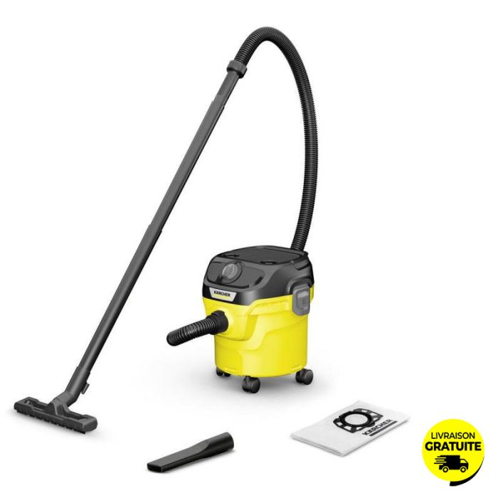 Aspirateur Eau&Poussière KÄRCHER KWD1 1000W - Noir & Jaune