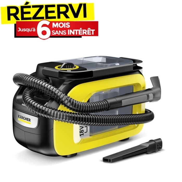 Aspirateur Injecteur, Extracteur Sans Fil KÄRCHER se3-18 - Noir&Jaune