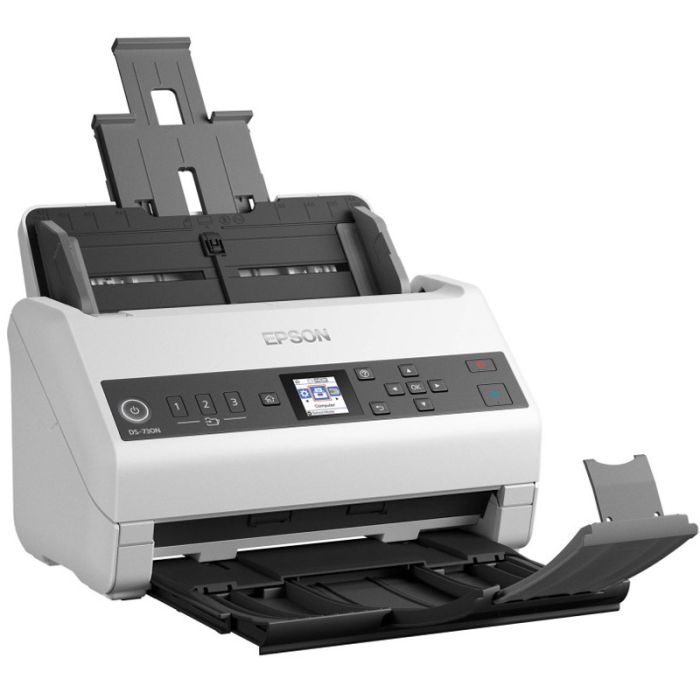 Scanner EPSON WorkForce DS-730N A4 Recto-verso Réseau (B11B259401BA)