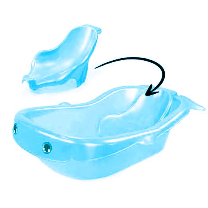 Baignoire SOTUFAB Willy Avec Transat De Bain - Bleu