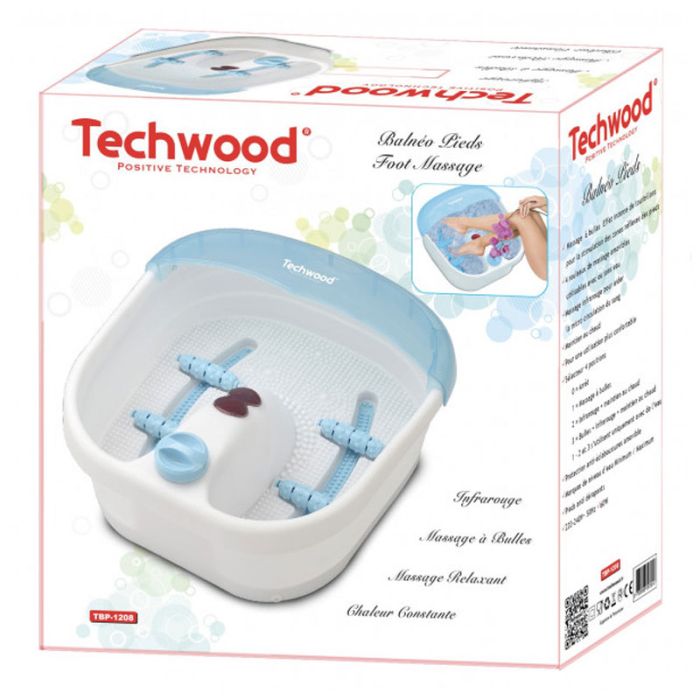 Bain de pieds TECHWOOD TBP-1208 60W - Blanc