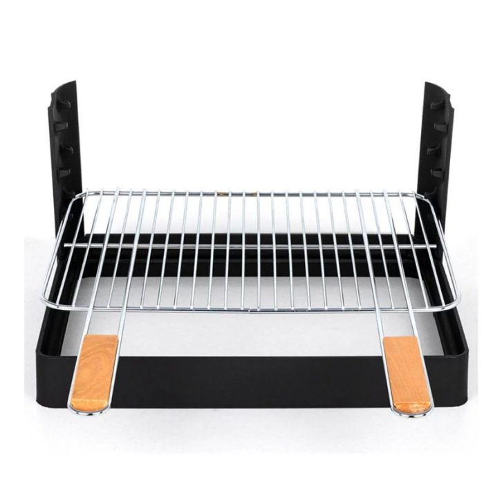 Barbecue Charbon De Bois XXL - Noir - 117 Cm5 - Jardin