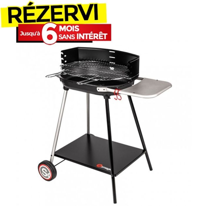 Barbecue à Charbon SOMAGIC Myconos - Noir (385133)