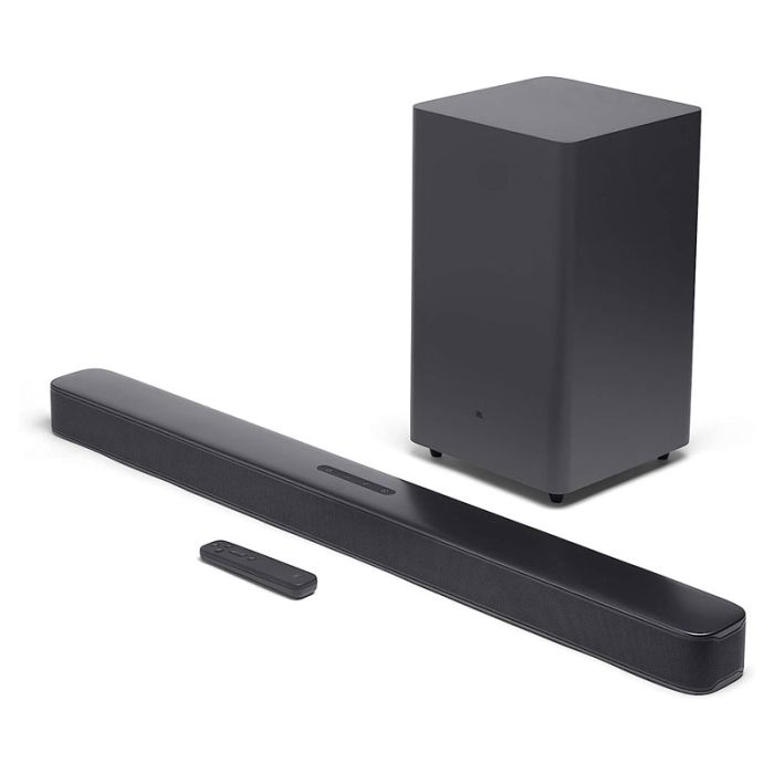 Barre de Son 2.1 JBL Deep Bass Bluetooth - Noir (JBLBAR21DBM2BLKUK)