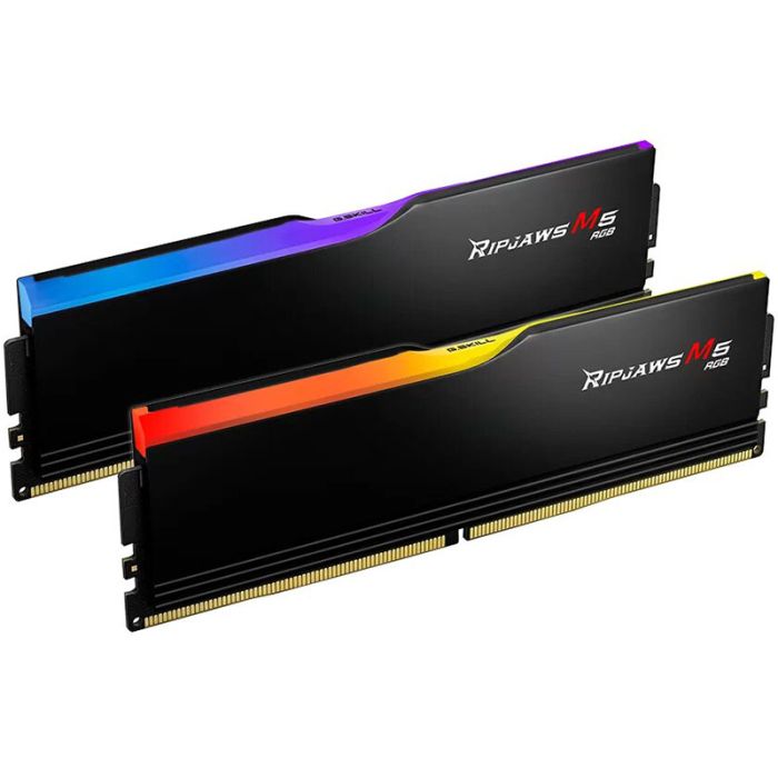 Barrette Mémoire G.SKILL RIPJAWS M5 RGB 48Go DDR5 5200 MHZ - Noir