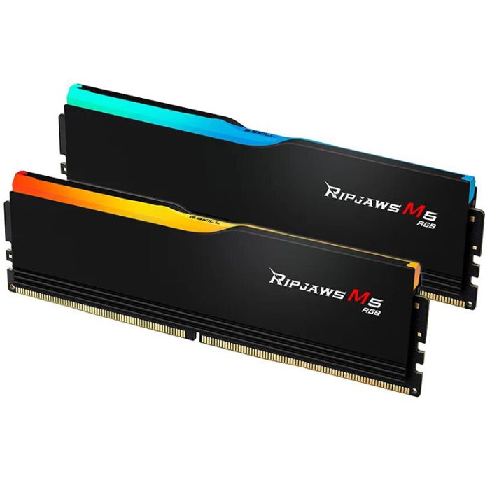 Barrette Mémoire G.SKILL RIPJAWS M5 RGB 48Go DDR5 5200 MHZ - Noir