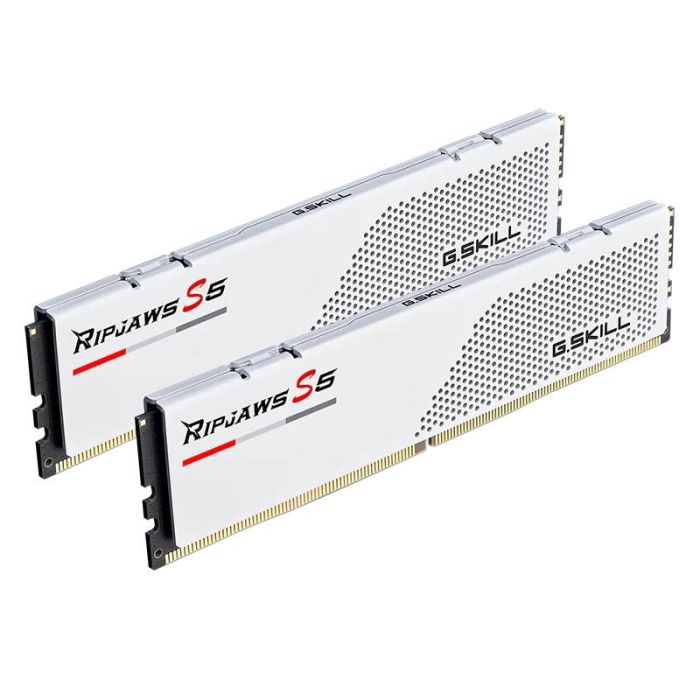 Barrette Mémoire G.SKILL Ripjaws S5 32Go DDR5 5200 MHz - Blanc