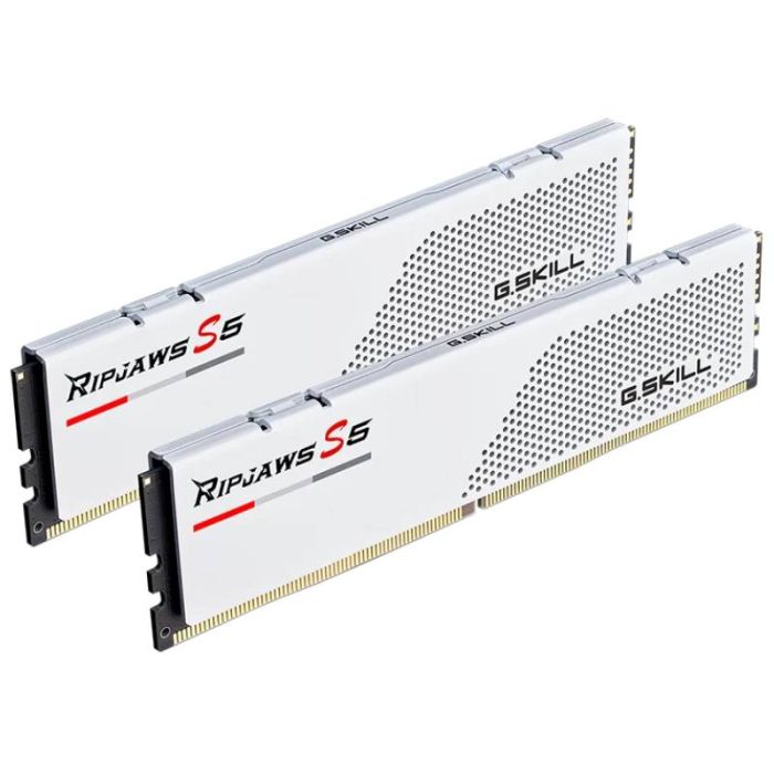 Barrette Mémoire G.SKILL Ripjaws S5 48Go DDR5 5200 MHz - Blanc