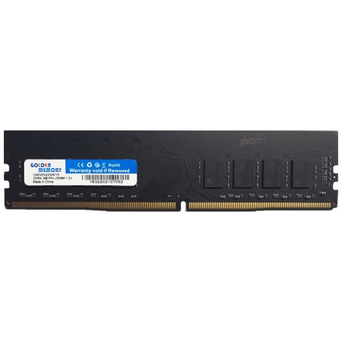 Barrette Mémoire GOLDEN MEMORY 16Go DDR4 3200MHz Pour PC Bureau