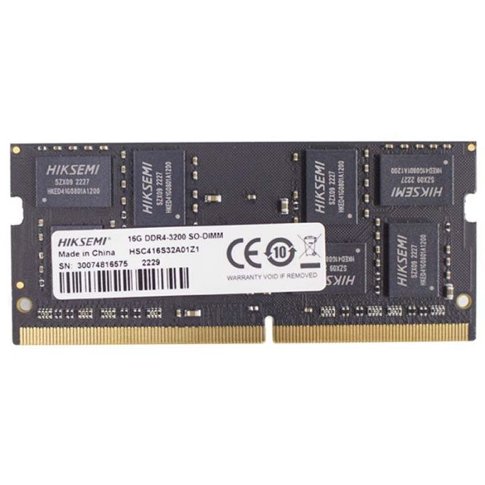 Barrette Mémoire HIKSEMI 16 Go DDR4 3200 MHz Pour Pc Portable