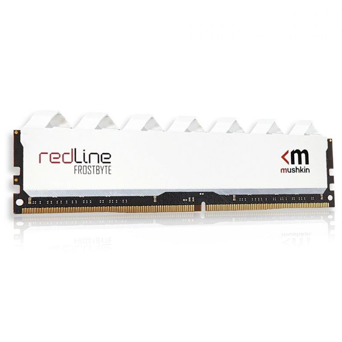 Barrette Mémoire MUSHKIN Redline FrostByte 16Go DDR4 3200MHz - Blanc