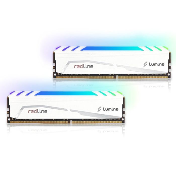 Barrette Mémoire MUSHKIN Redline Lumina White 16Go DDR4 3600MHz 