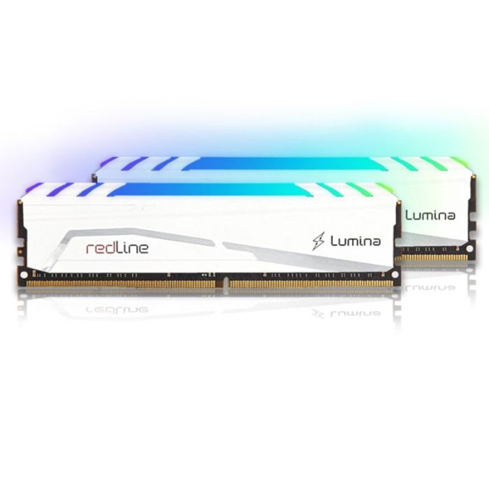 Barrette Mémoire MUSHKIN Redline Lumina White 16Go DDR4 3600MHz 