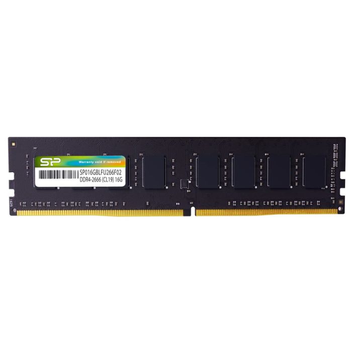 Barrette Mémoire SILICON POWER CL19 16Go DDR4 2666MHz  Pour Pc De Bureau