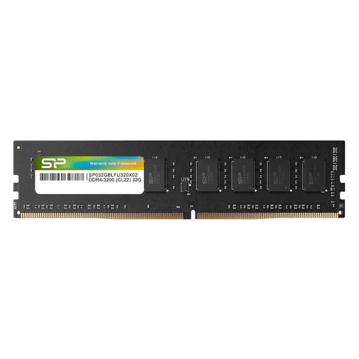 Barrette Mémoire SILICON POWER CL22 32Go DDR4 3200MHz Pour Pc De Bureau