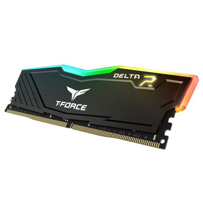 Barrette Mémoire TEAM GROUP T-Force Delta R Black 8Go DDR4 3600MHz RGB