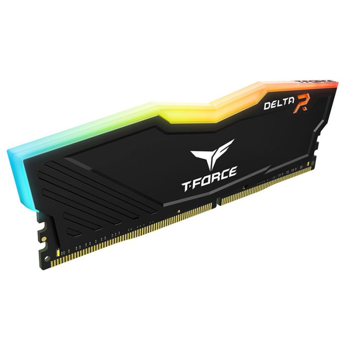 Barrette Mémoire TEAM GROUP T-Force Delta R Black 8Go DDR4 3600MHz RGB