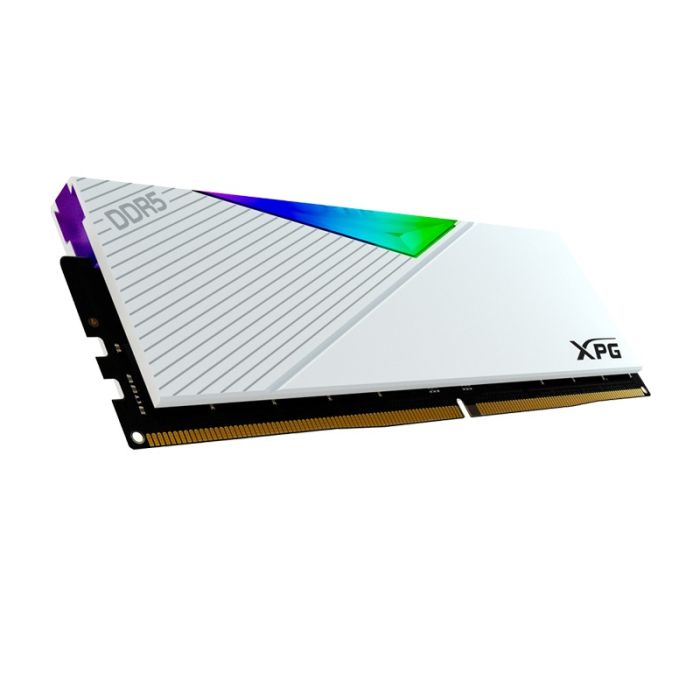 Barrette Mémoire XPG Lancer 32Go DDR5 5200MHz RGB - Blanc