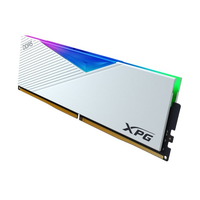 Barrette Mémoire XPG Lancer 32Go DDR5 5200MHz RGB - Blanc