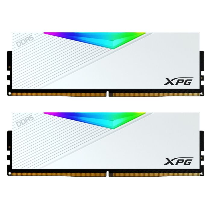 Barrette Mémoire XPG Lancer 32Go DDR5 5200MHz RGB - Blanc