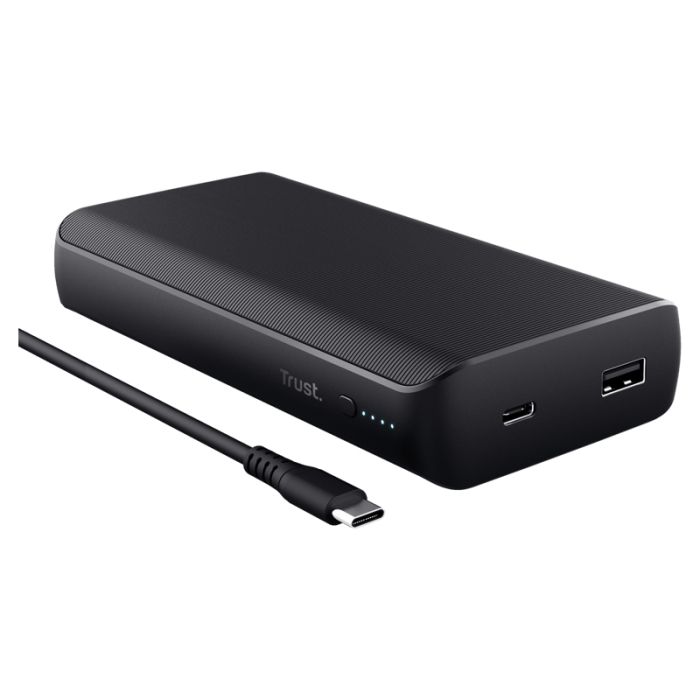 Batterie Externe TRUST LARO USB-C 65 W pour Ordinateur Portable