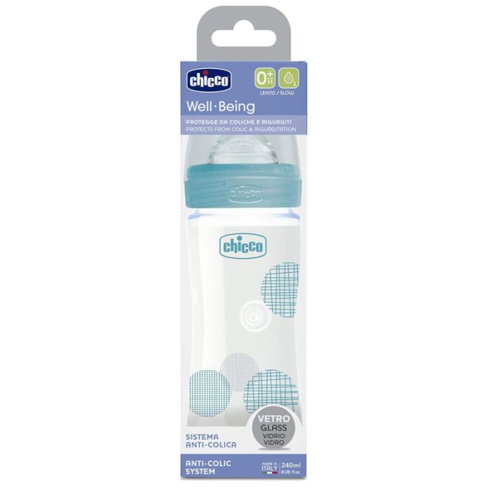 Biberon CHICCO Anti-Coliques Bleu- 240ml