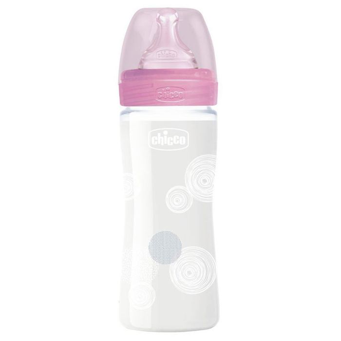 Biberon CHICCO Anti-Coliques Rose - 240ml