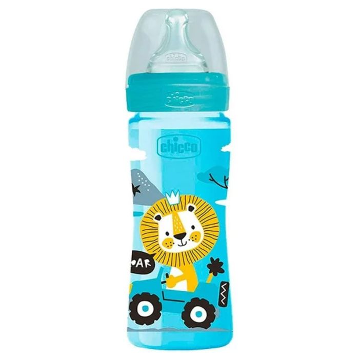 Biberon CHICCO Lion Anti-Coliques Bleu- 250ml