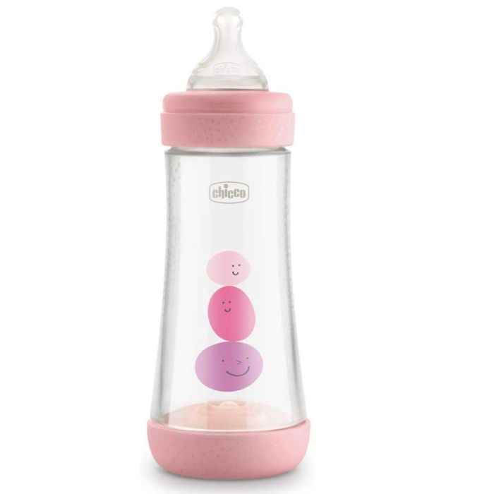 Biberon CHICCO Perfect 5 Anti-Coliques Rose - 300ml