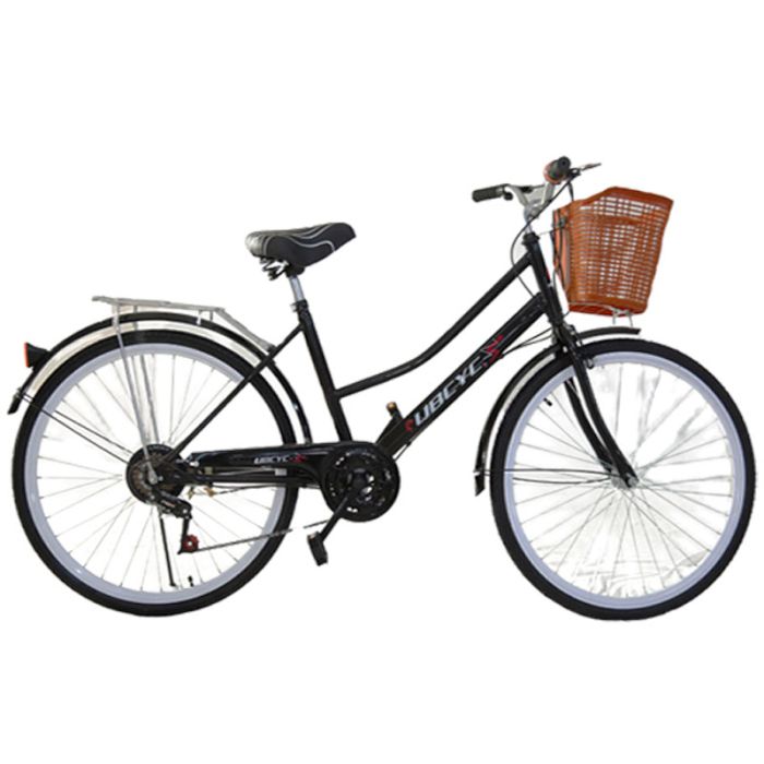 Bicyclette De Ville UBCYC YBJ 506 26 7 Vitesse Noir