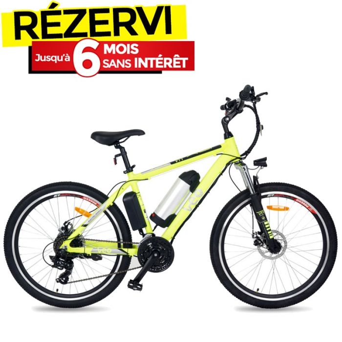 Bicyclette Électrique VEO e-Bike VTT - Jaune 