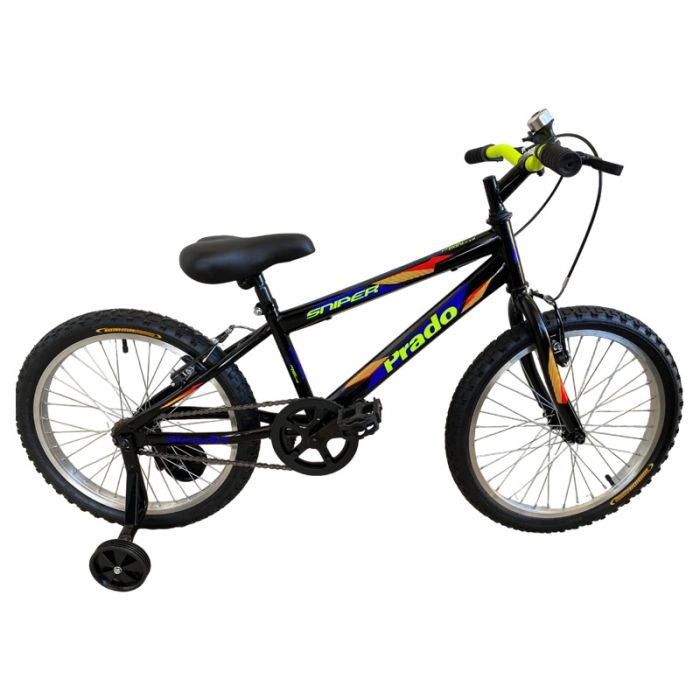 Bicyclette Enfant PRADO SNIPER 6020-PG 20'' Pour Garçon - Noir