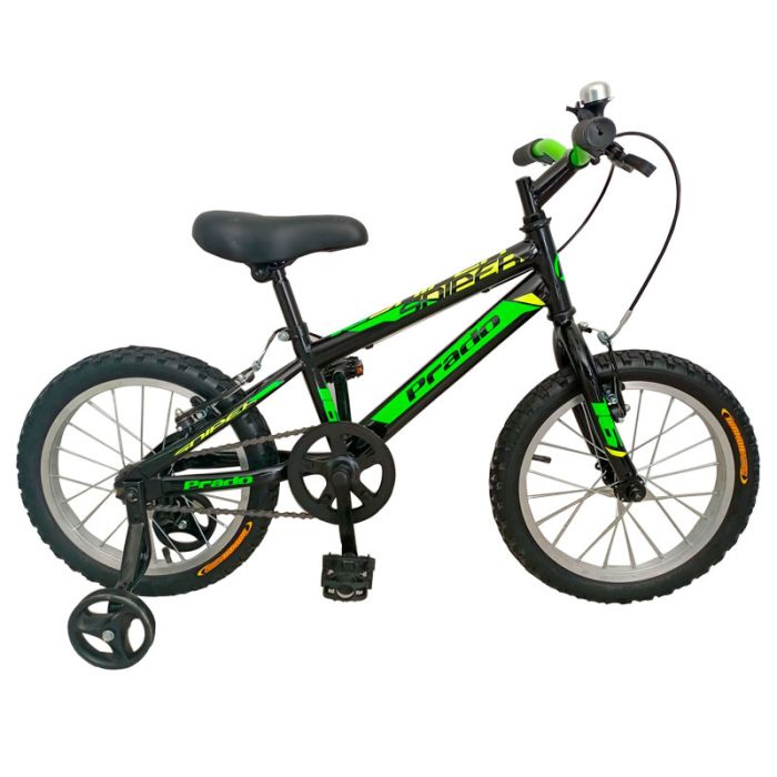 Bicyclette PRADO SNIPER 16  Pour Garçon - Noir&Vert