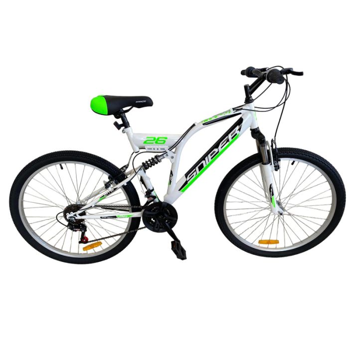 Bicyclette VTT PRADO Sniper 18 Vitesse 26'' - Blanc