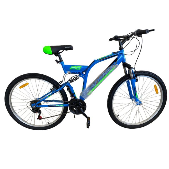 Bicyclette VTT PRADO Sniper 18 Vitesse 26'' Cadre D New - Bleu ciel