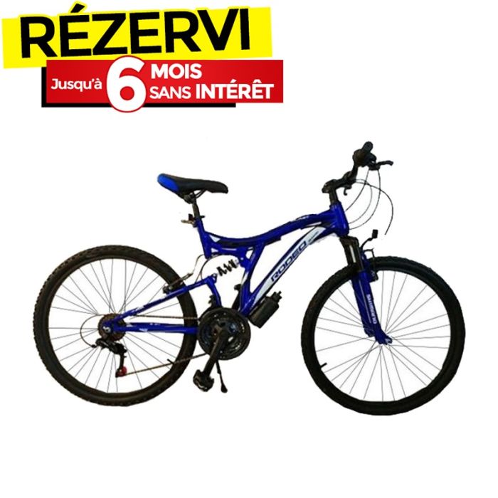 Bicyclette VTT RODEO Blast 6026-B18 Double Suspension 26  - Bleu