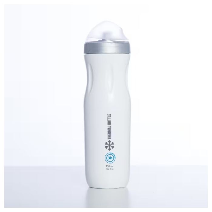 Bidon Sport Isotherme 450 ml - Blanc