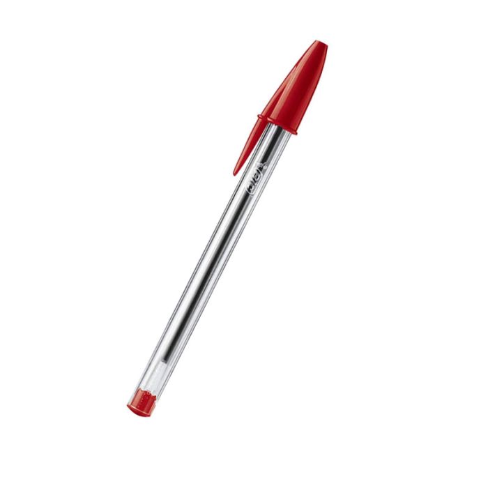 BIC Stylo bille Cristal Original 0.32 mm Rouge, 50 pièces