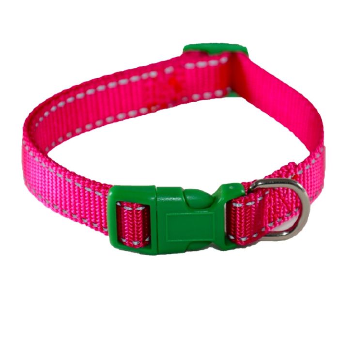 Collier FELICAN Uni Pour Chien 1.5 cm - Rose