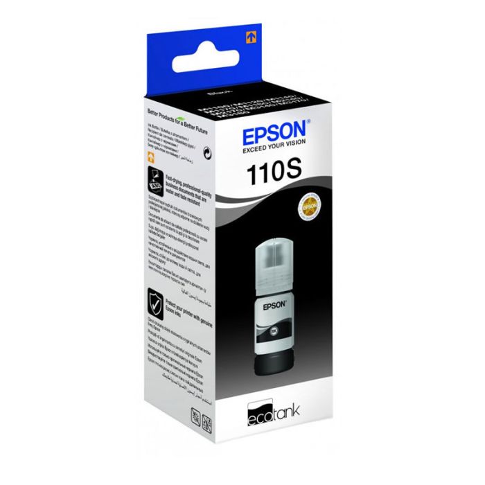 Bouteille D'encre Originale Epson 110S - Noir (C13T01L14A)