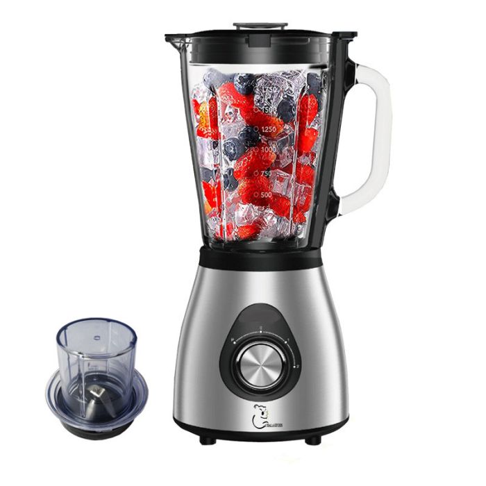 Blender COALA 500W Avec Moulin - Noir&Inox